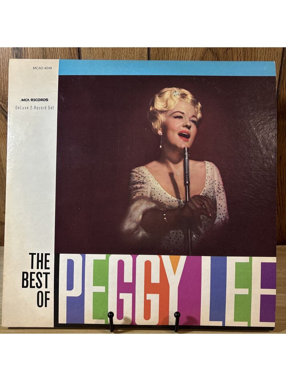 PEGGY LEE The Best Of Peggy Lee 1980 Vinyl 2xLP MCA MCA2-4049 - VG+
